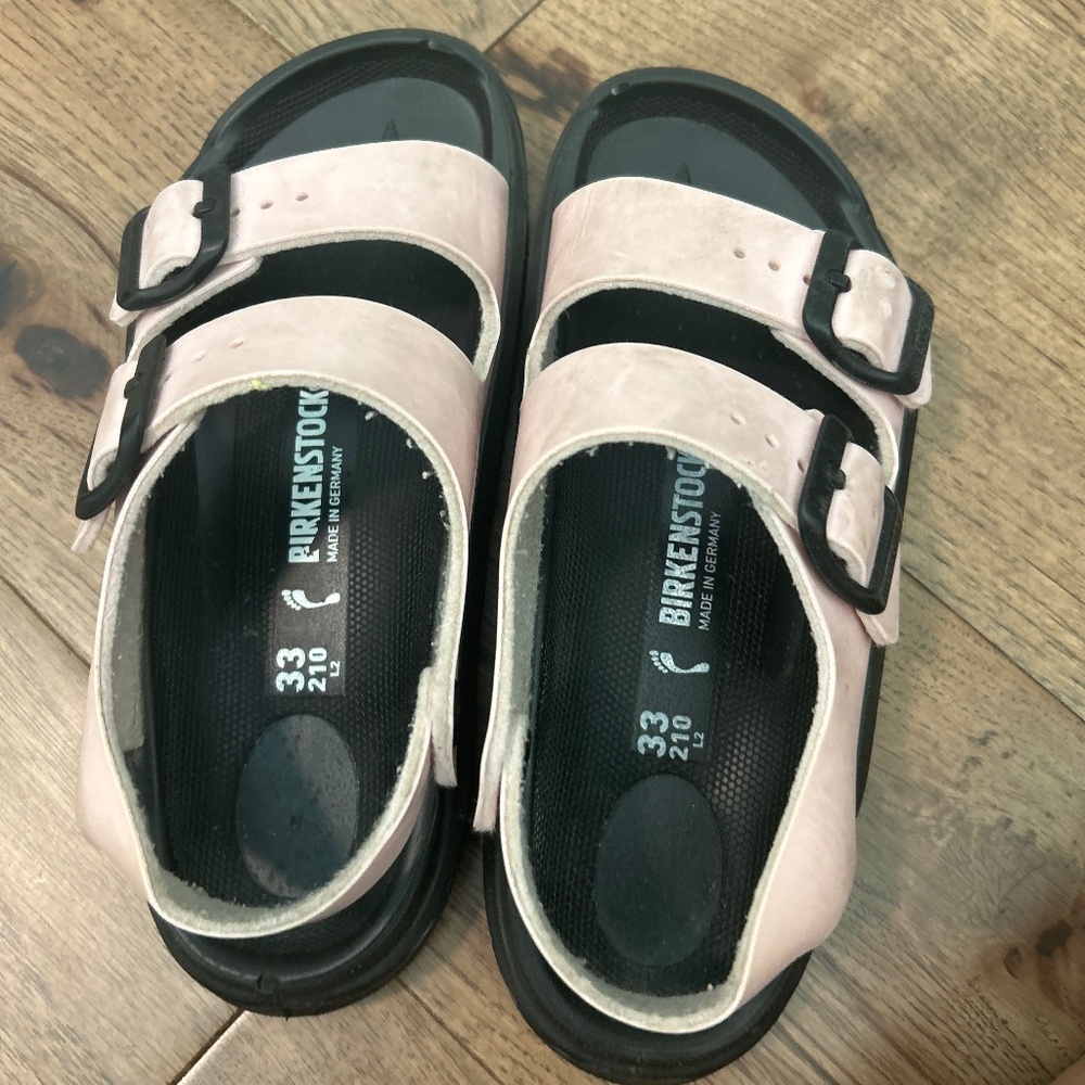 Pink girl Birkenstocks